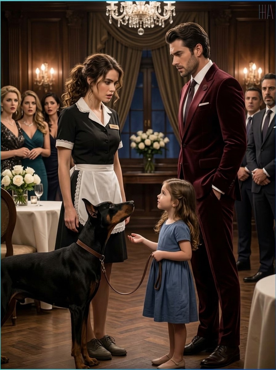 The Mafia Boss Was Told to Pick a Bride—”Pick Any Woman You Want,” The Mafia Boss Said — But His Dog Led The little Girl (his daughter) To A Poor Waitress Instead