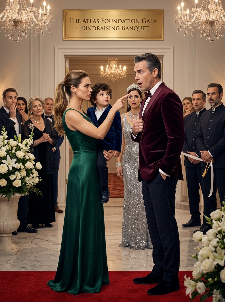 He Abandoned His Poor Wife for a Woman in Diamonds—Five Years Later, She Walked Into His Gala Holding the Son He Never Knew Existed