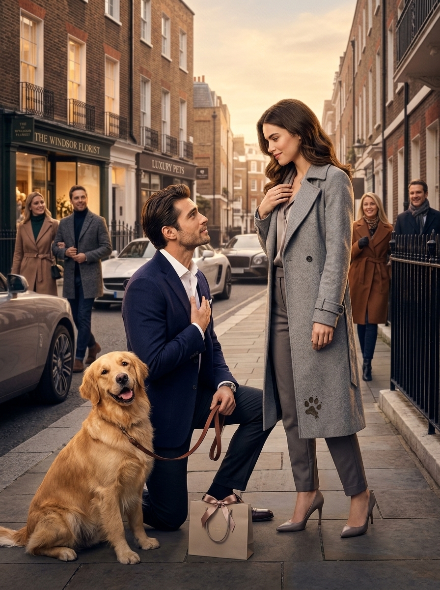 The billionaire apologized for his dog jumping on a woman in the street… Then, unexpectedly, that patient woman became his wife because of that multi-billion dollar incident…