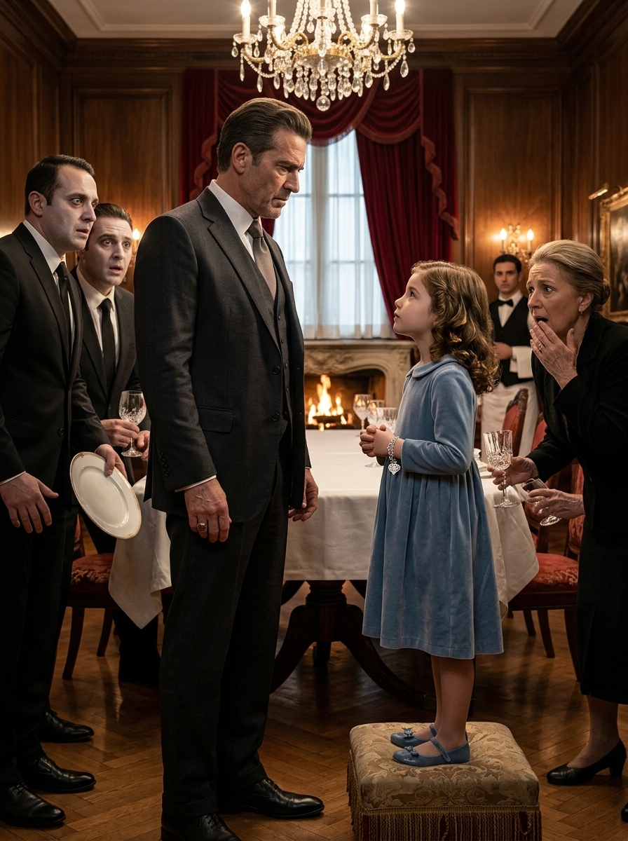 “DID YOUR MOTHER NOT TEACH YOU ANY MANNERS?” – The little girl innocently asked the mafia boss