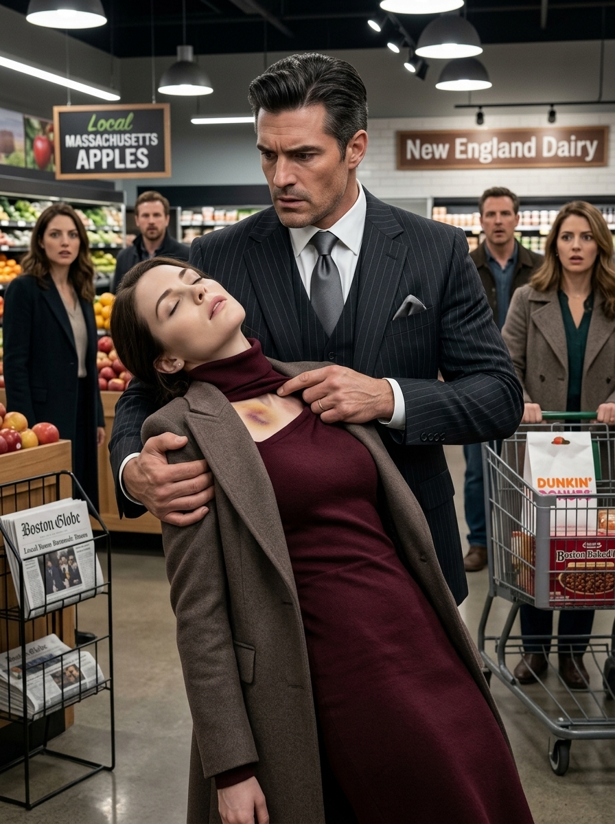 She Fainted in a Boston Grocery Store—Then the Mafia Boss Who Caught Her Saw the Bruises Hidden Under Her Turtleneck