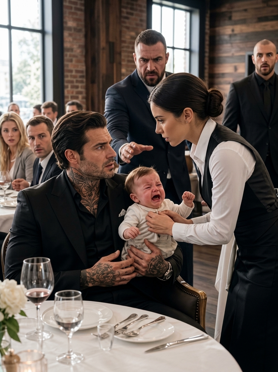 The Mafia Boss’s Baby Wouldn’t Stop Crying in the Restaurant—Until a Waitress Crossed a Line No One Dared Touch