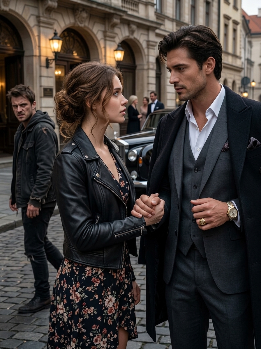 She Grabbed a Stranger’s Arm to Escape Her Stalking Ex. The Mafia Boss Went Completely Still. Then He Said Four Words She Didn’t Expect