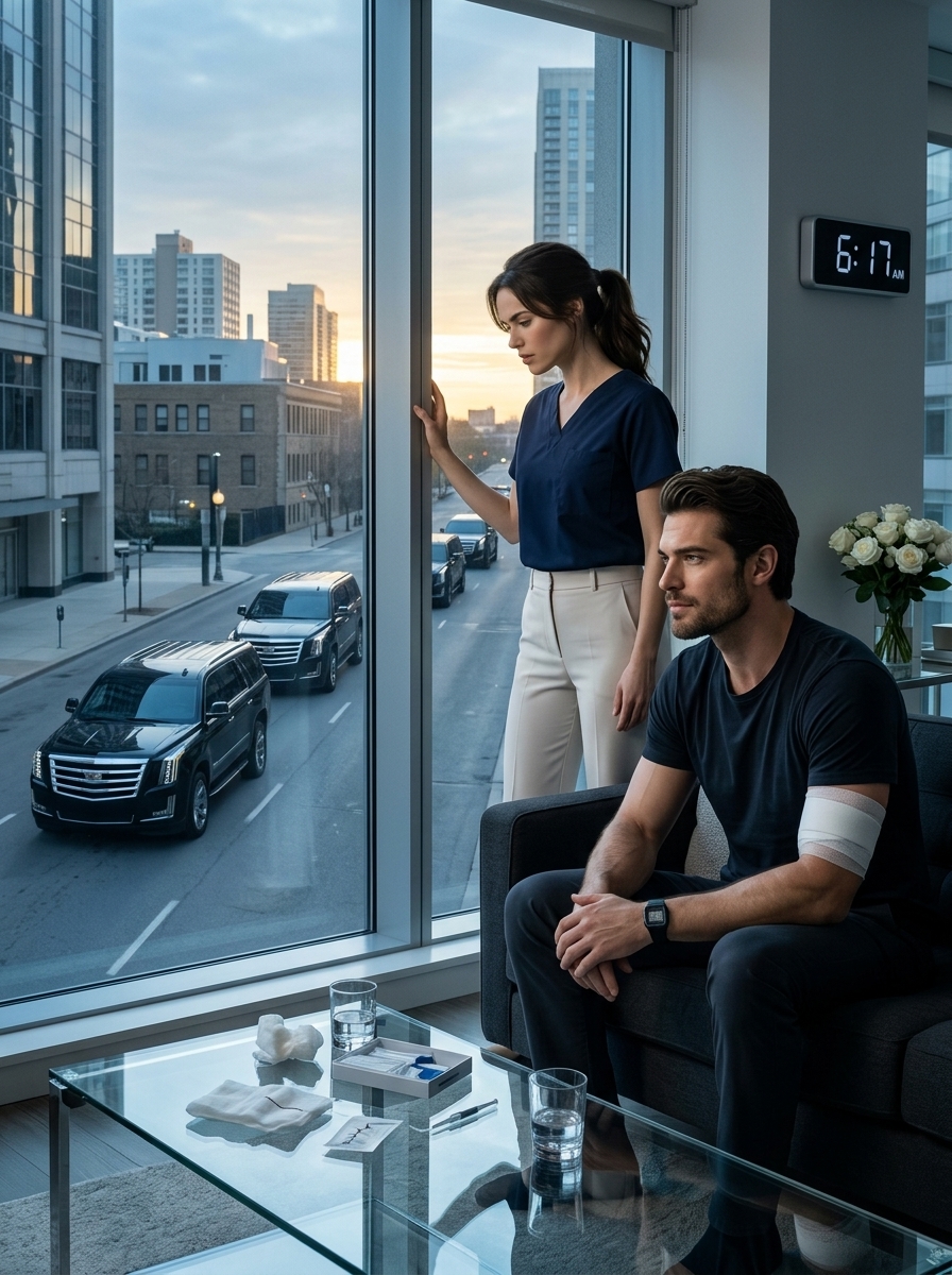I Stitched Up a Bleeding Mafia Boss at 2:17 A.M.—By Sunrise, Black SUVs Were Parked Outside My Apartment