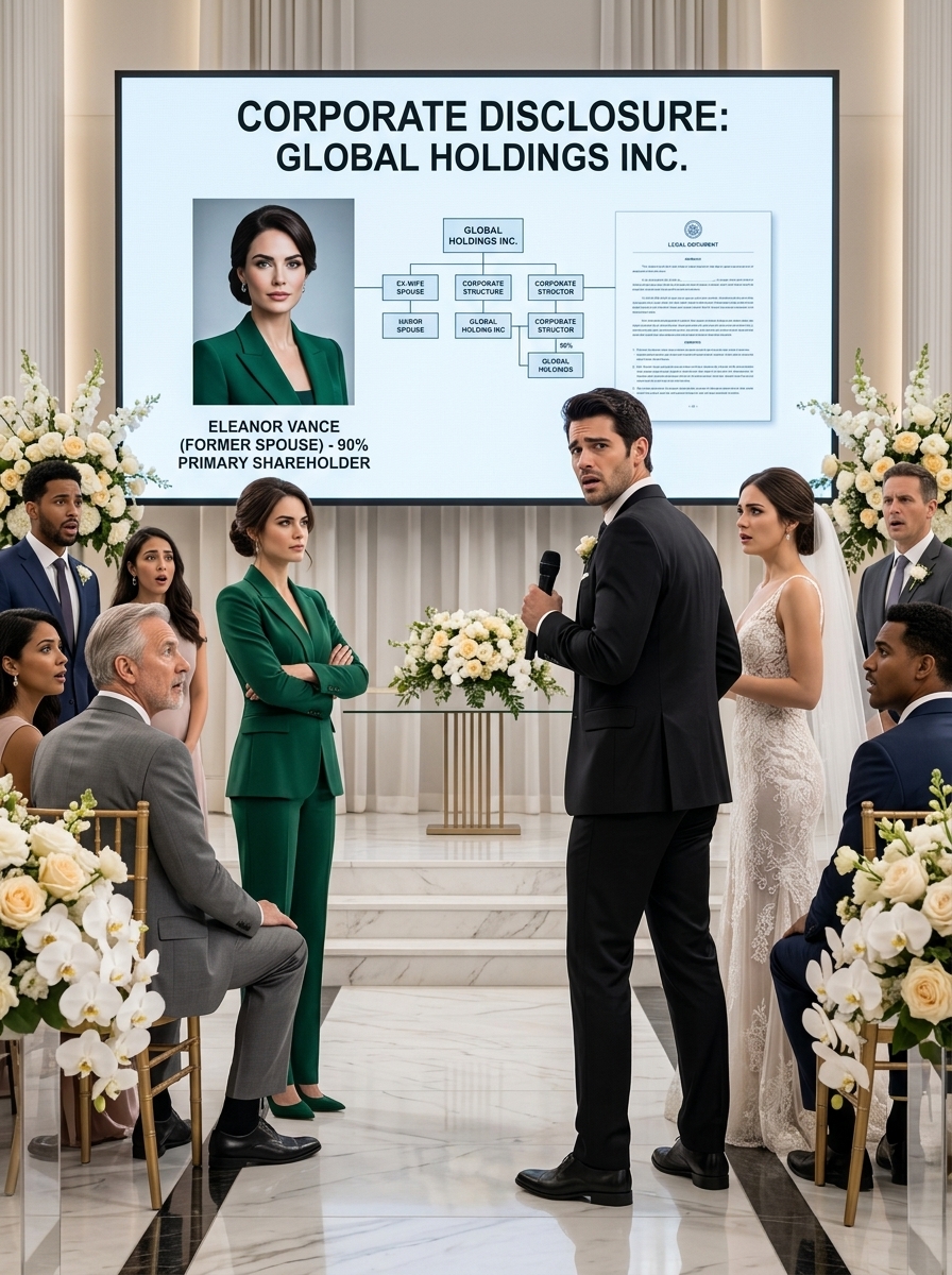 He Invited His Ex-Wife to His Wedding to Humiliate Her—Then the Screen Behind the Altar Revealed She Owned His Company