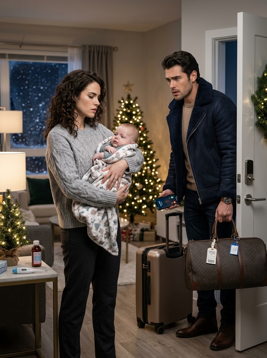 Billionaire Was Ready for Christmas Vacation—Until One Call Said His Ex Was Alone with Their Sick Baby