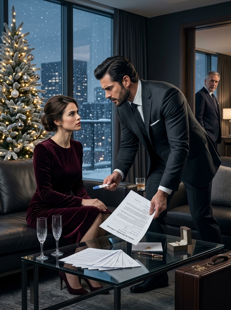 She Left the Mafia Boss on Christmas Eve—Then He Found the Pregnancy Test on the Divorce Papers and Turned White