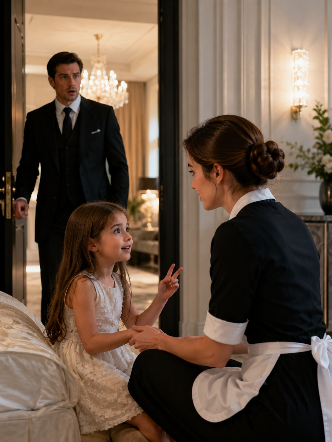 He Walked In Early and Caught the Housekeeper Doing the Impossible Then His Sister Said Three Words He Could Never Forget