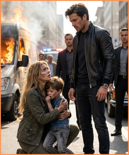 she pulled a boy from a burning van and never knew his father ruled the city from the shadows