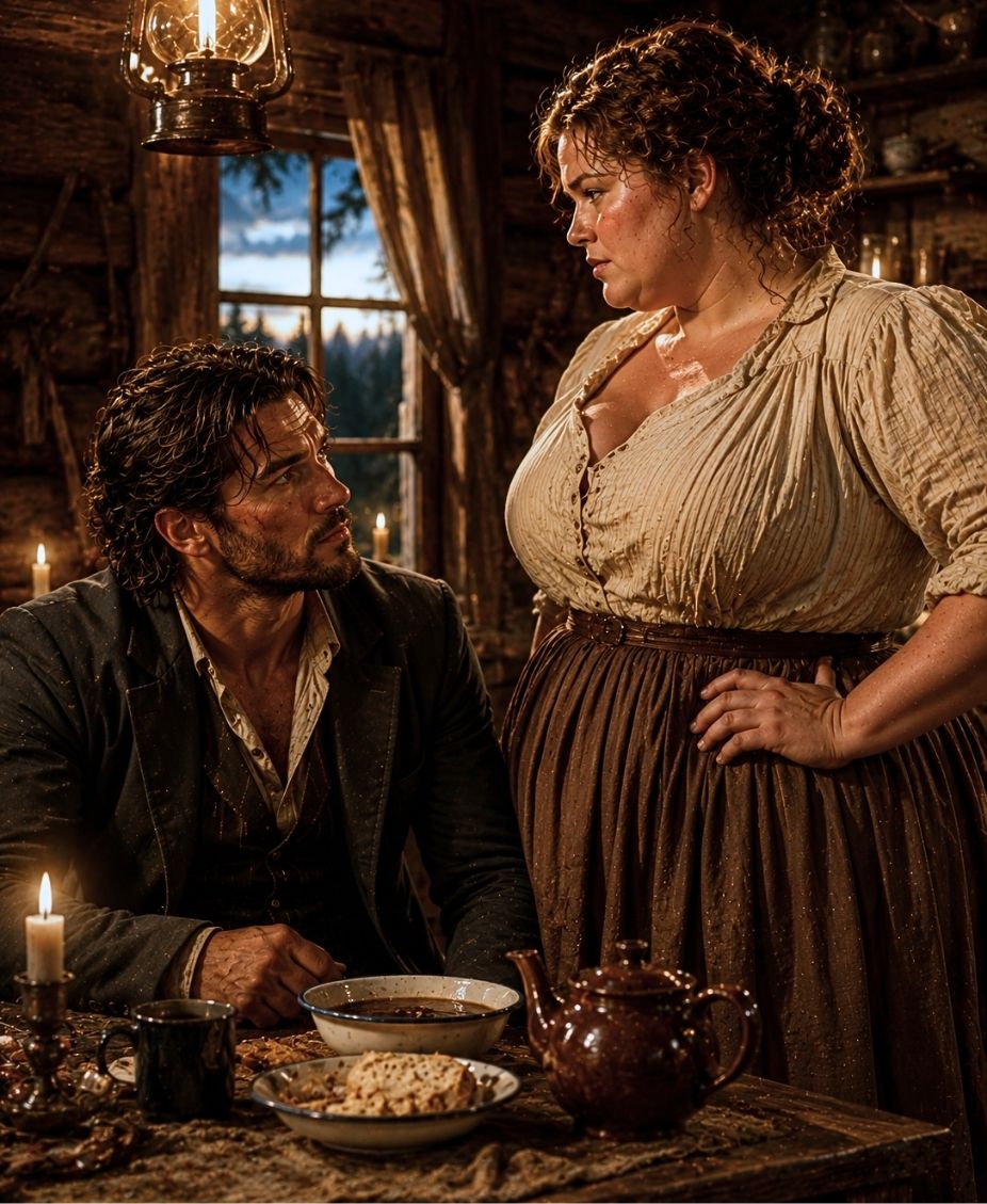 “Sleep in the Stable, Stranger,” the Curvy Widow Said—Until the Man She Fed Revealed Who Had Been Stealing Her Water All Along