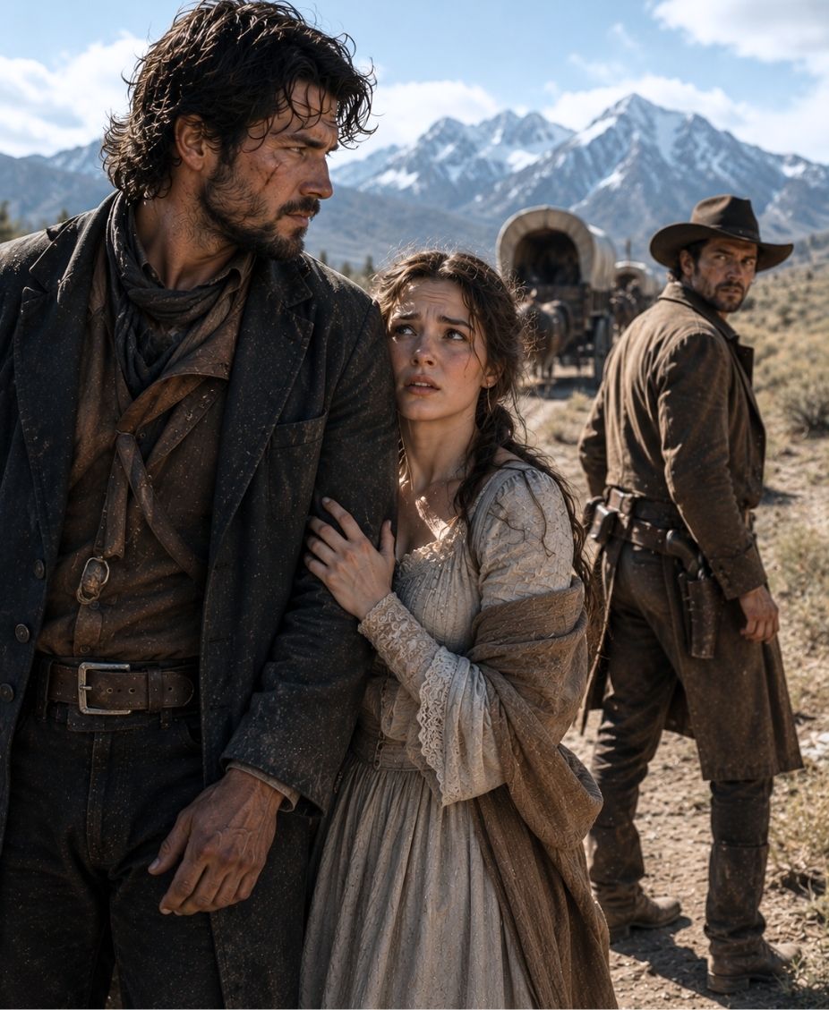 Her Groom Disappeared After Leading Her West Alone — Then a Scarred Mountain Man Stepped In