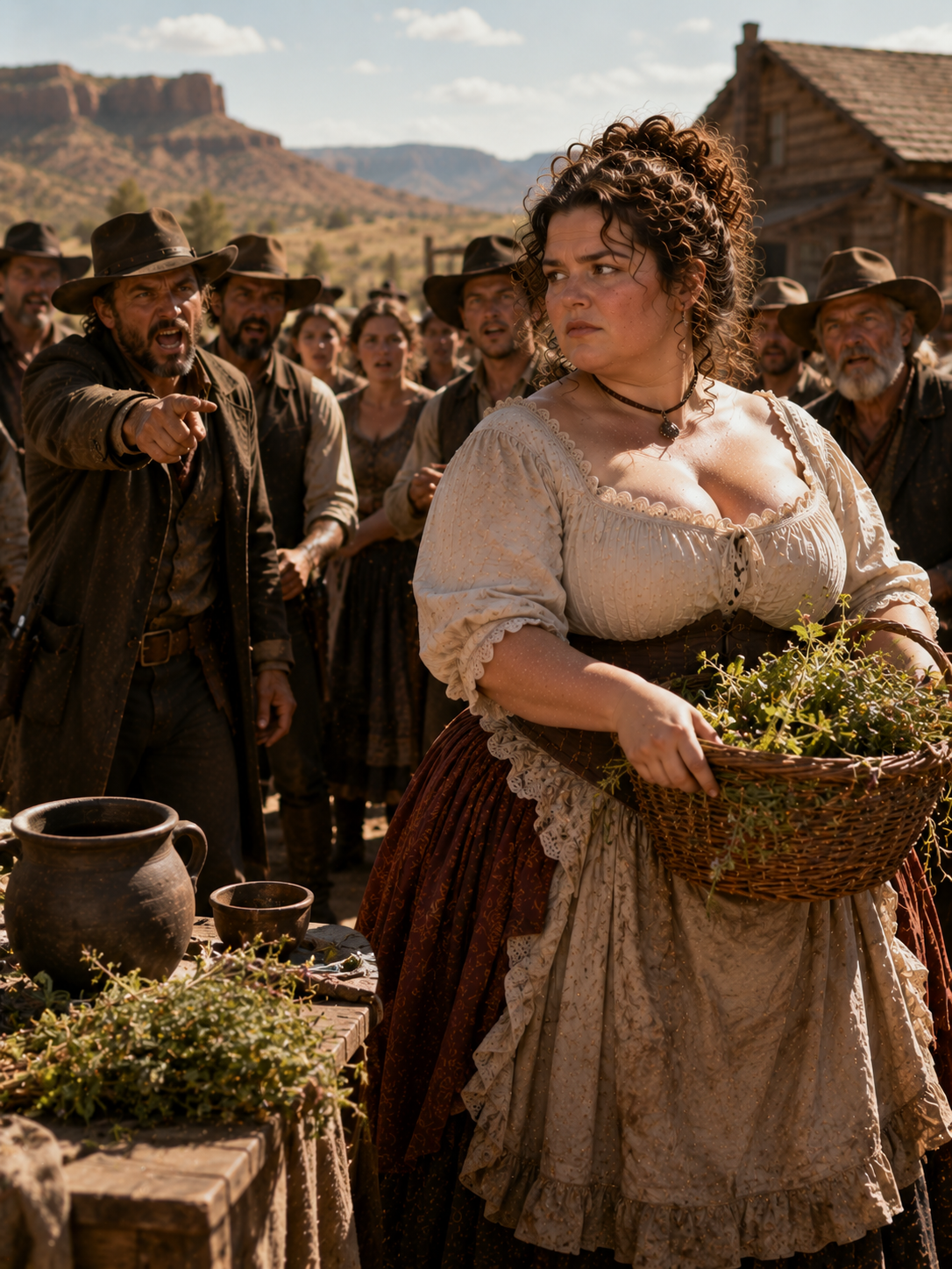 “She Fed Us Weeds,” They Mocked—Until the Curvy Ranch Wife Saved an Entire Valley From Starvation