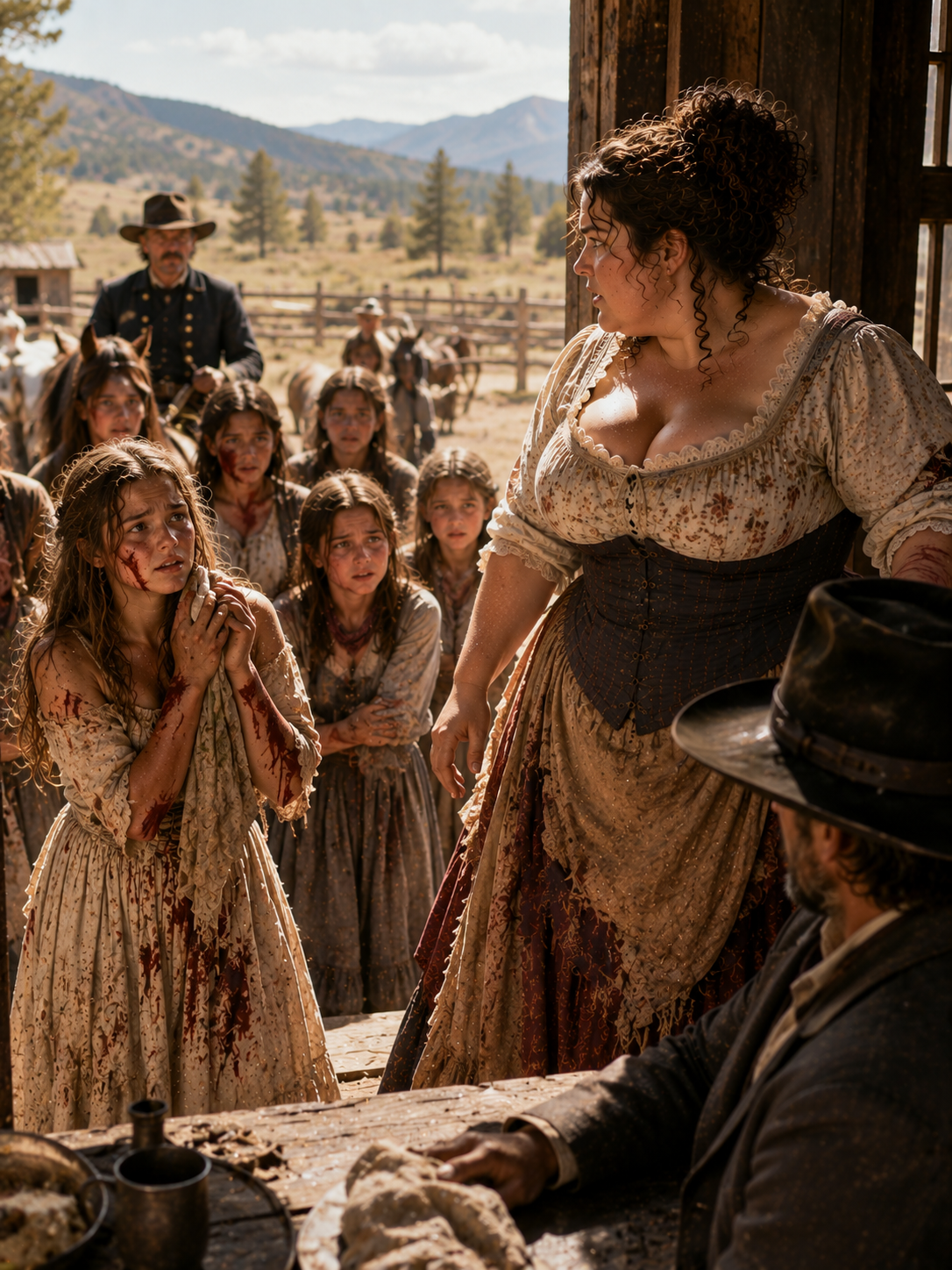 He Said She Was Too Soft for the Frontier—Then Ten Bleeding Girls Arrived at His Door With the Truth