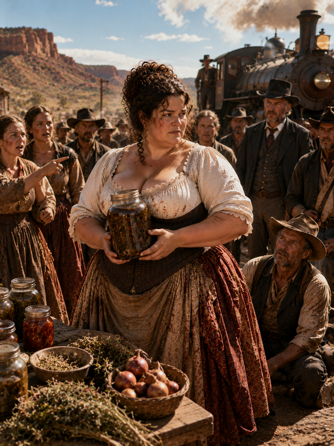 They Called the Curvy Cellar Girl a Witch—Then Her “Poison Crop” Saved Red Mesa From Starvation