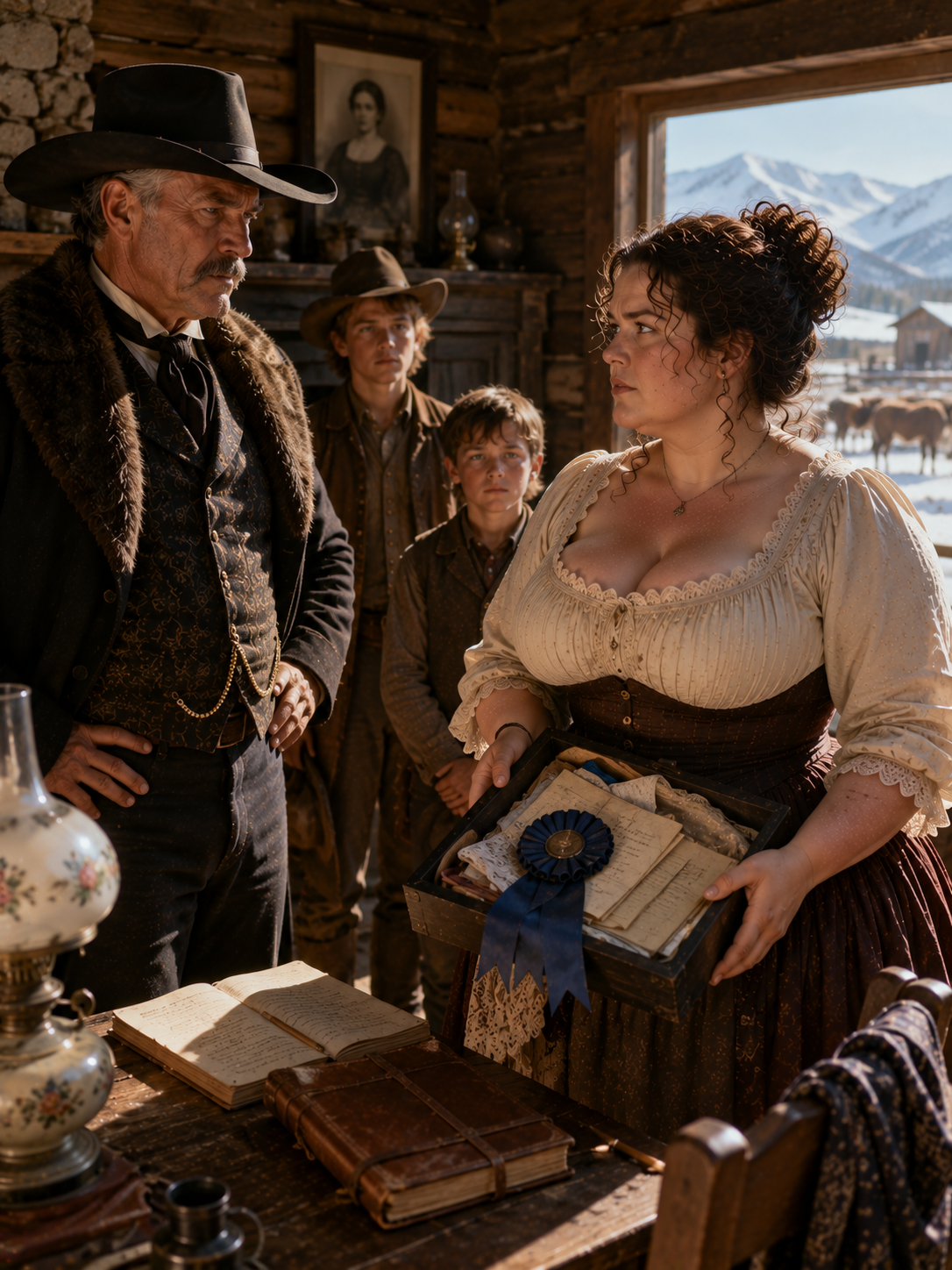 “My Sons Need a Mother,” the Cattle King Said—But the Shamed Schoolteacher Found a Secret Hidden in His Dead Wife’s Keepsake
