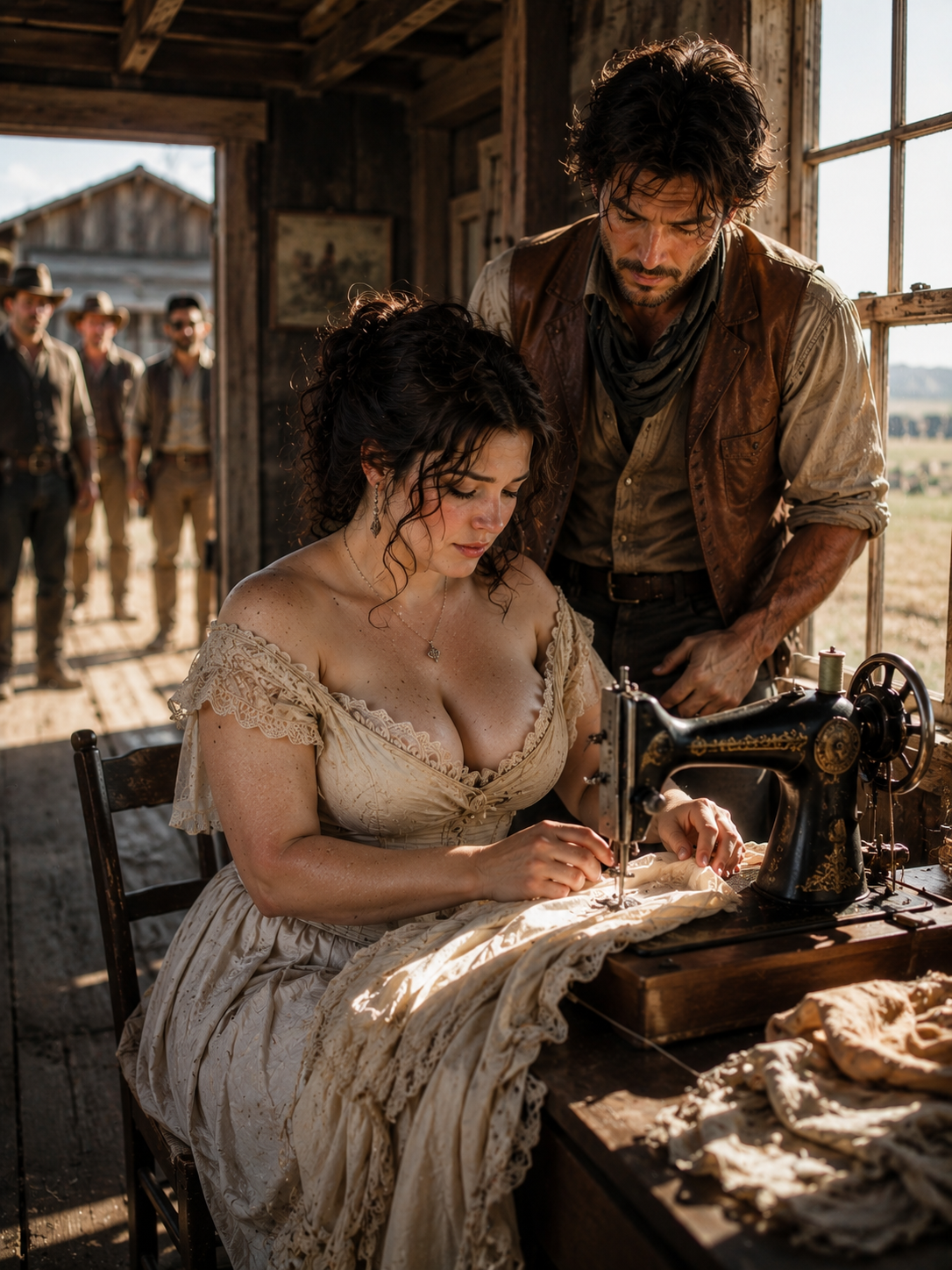 “You’re Only Here to Sew Curtains,” the Cowboy Said—Then She Unstitched the Lie Holding His Ranch Together