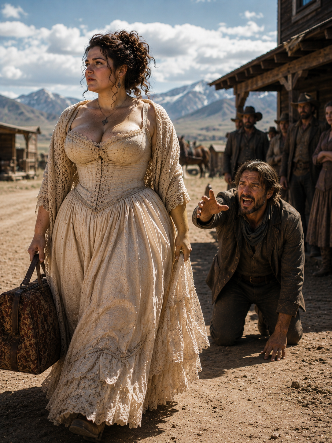 “Too Big to Run,” He Mocked the Widow—Then She Crossed Wyoming and Became the One Woman He Couldn’t Live Without
