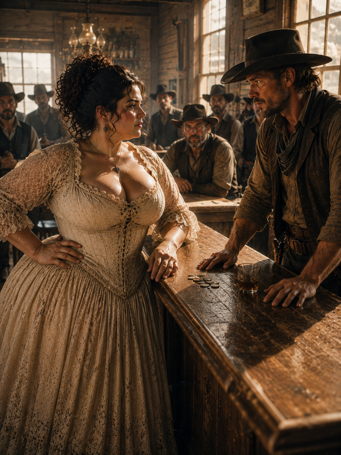 “She’s Too Big to Be Hungry,” They Mocked—Then the Cowboy Spent His Last Dollar Feeding Her