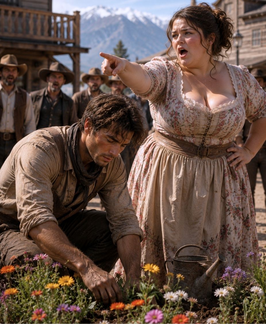 They Mocked Him for Planting Flowers — Until a Chubby Woman Stood Up for Him in Front of Everyone