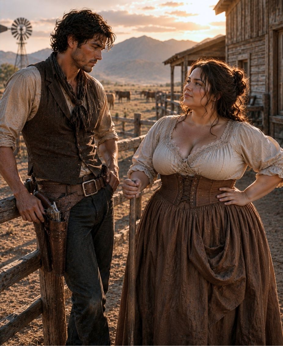 A plus-size woman came to a dying ranch and was turned away—but refused to leave and changed everything