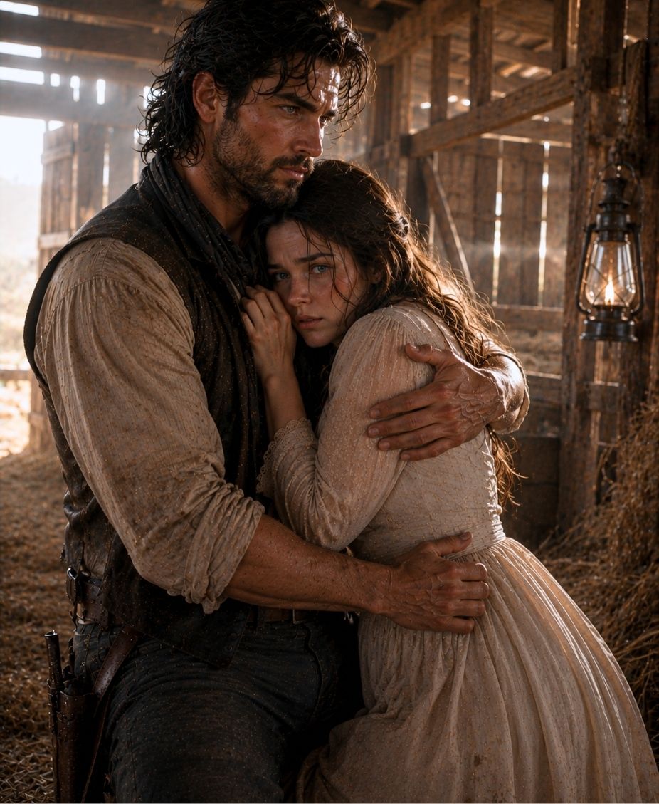 “Keep the change and give me the deed,” the mountain man said — then he discovered a broken bride hiding in the barn