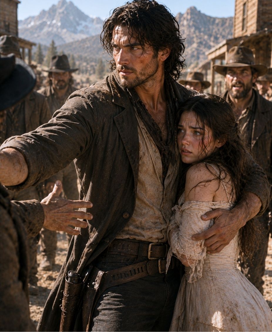 “Let her go,” the mountain man warned – then he heard them call the dragged girl company property