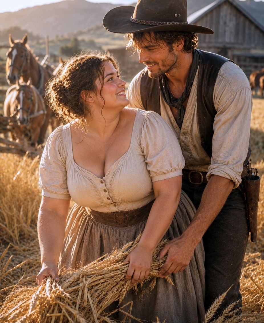 The rancher only needed an extra hand for harvest season — the plus-size girl became the love of his life