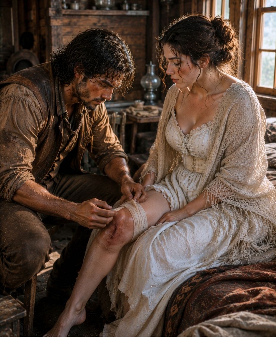 “Too Big to Be a Bride,” The Crowd Mocked—But the Mountain Man Saved Her and Silenced Them All