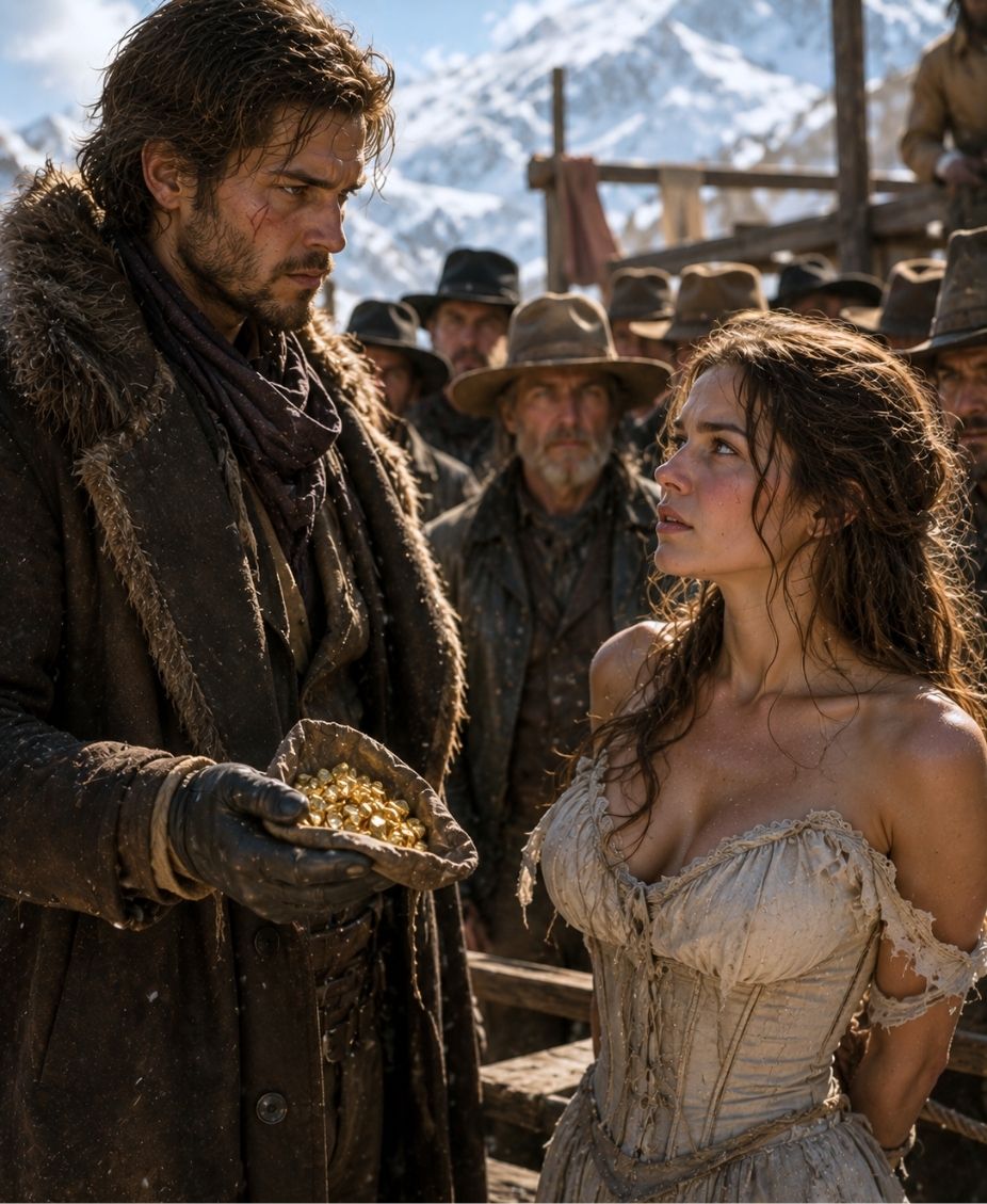 A Filthy Prospector Tried to Buy Her for $10 — But a Scarred Mountain Man Paid in Raw Gold and Growled, “Mine. Forever.”