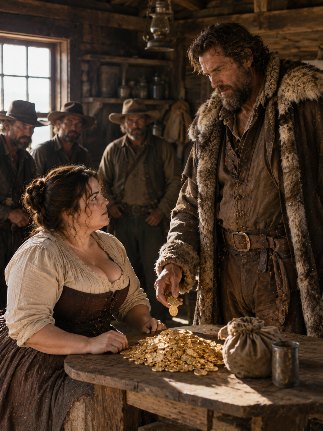 “She’s Not for Sale,” the Mountain Man Growled—Then Covered the Debt With Gold