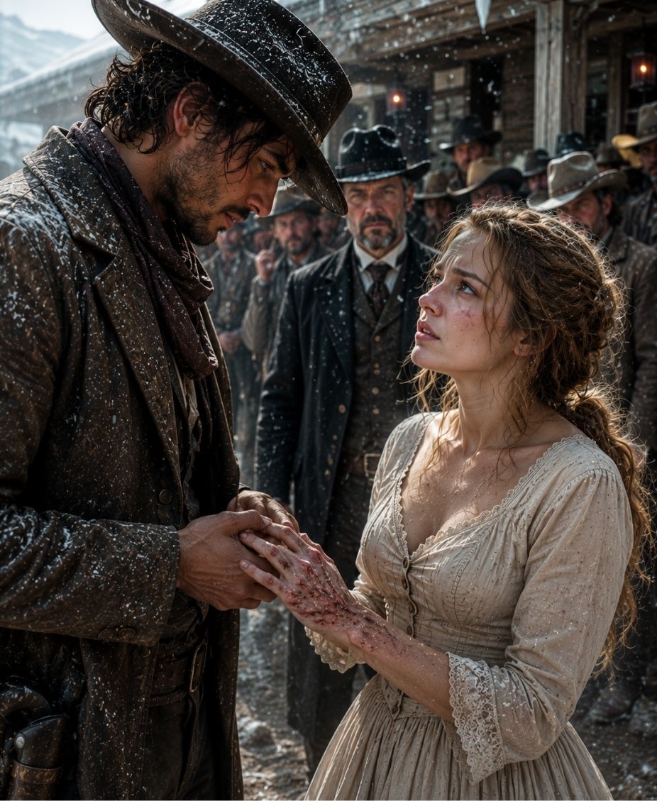 “Let Me See You,” the Mountain Cowboy Said — Then Her Scarred Hands Shattered the Doctor’s Carefully Built Lie