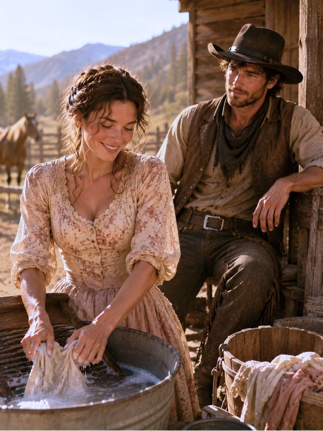 “Any man who marries you will be lucky,” the cowboy said—her reply changed his life forever