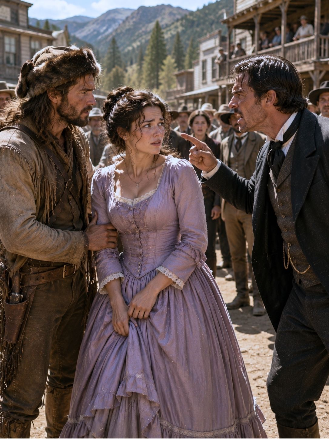 “That’s no way to treat a lady,” the mountain man said—after her groom shamed her publicly