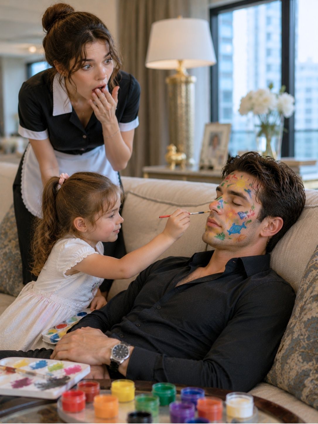 Billionaire Faked Being Asleep To Test His Maid’s Little Girl — Her Next Move Brought Him To Tears