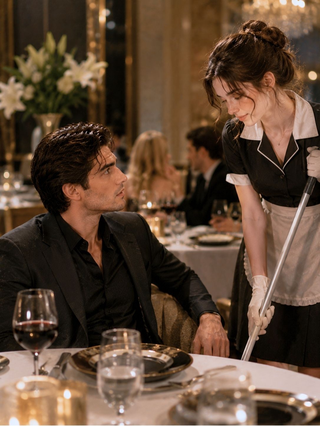A Mafia Boss Took His Friend’s Blind Date —Then Froze When The Cleaning Lady Met His Eyes