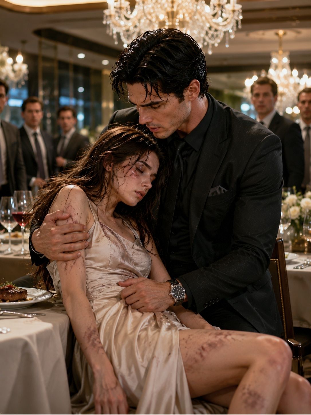 Too Broken To Stand, She Fell At The Meeting — Only The Mafia Boss Stepped Forward To Change Her Fate