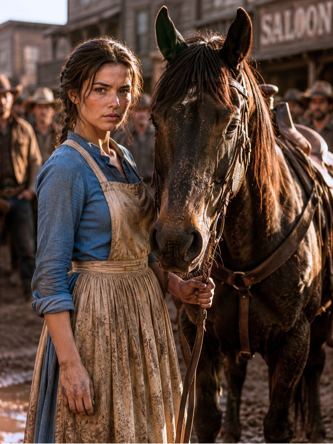 She paid $1 for a blind horse — “my father owned this mark…” changed everything she knew