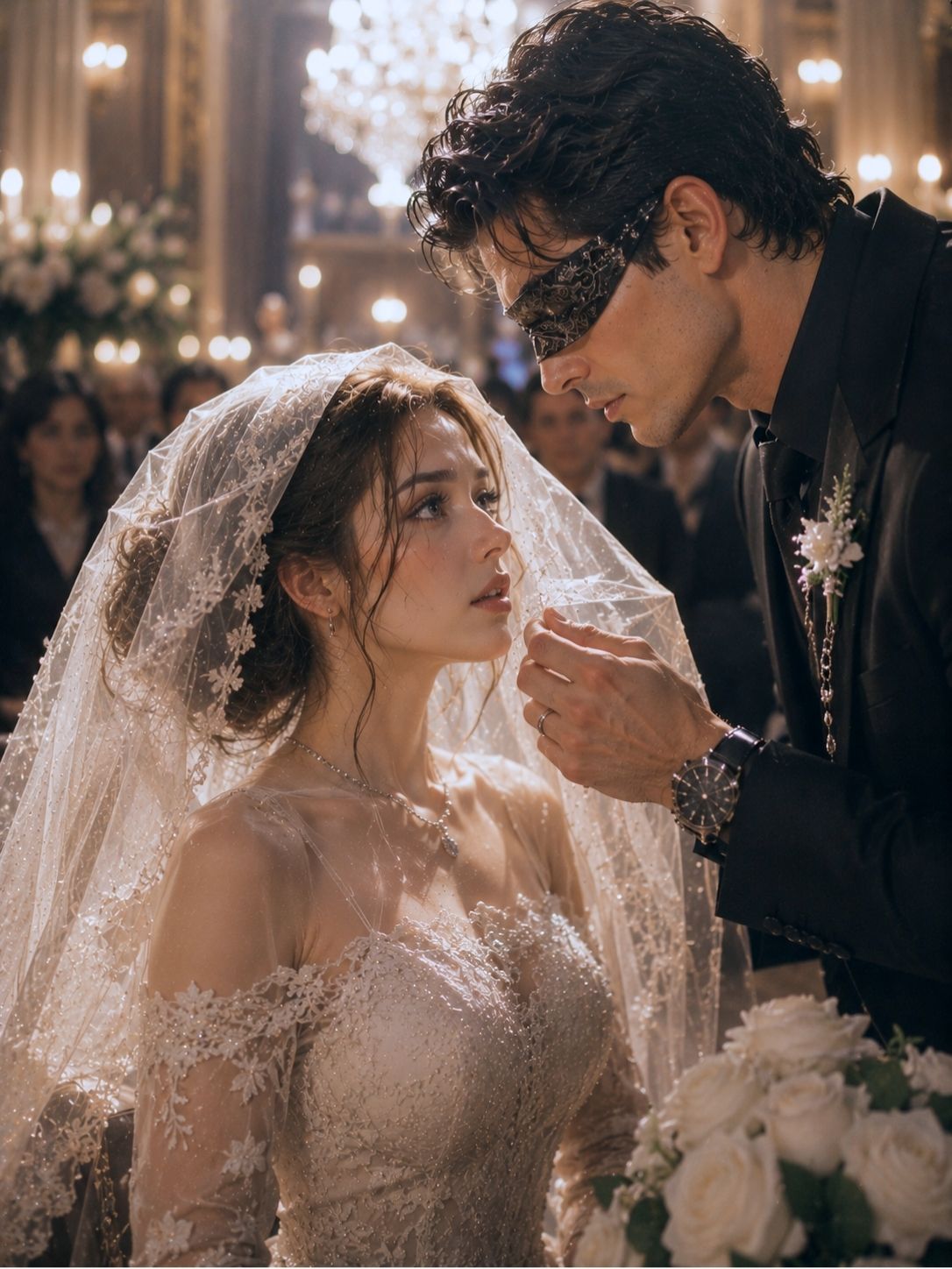 I Married My Sister’s Blind Mafia Fiancé Instead Of Her—Then He Lifted My Veil, Looked Straight At Me, And Whispered Why He Chose Me
