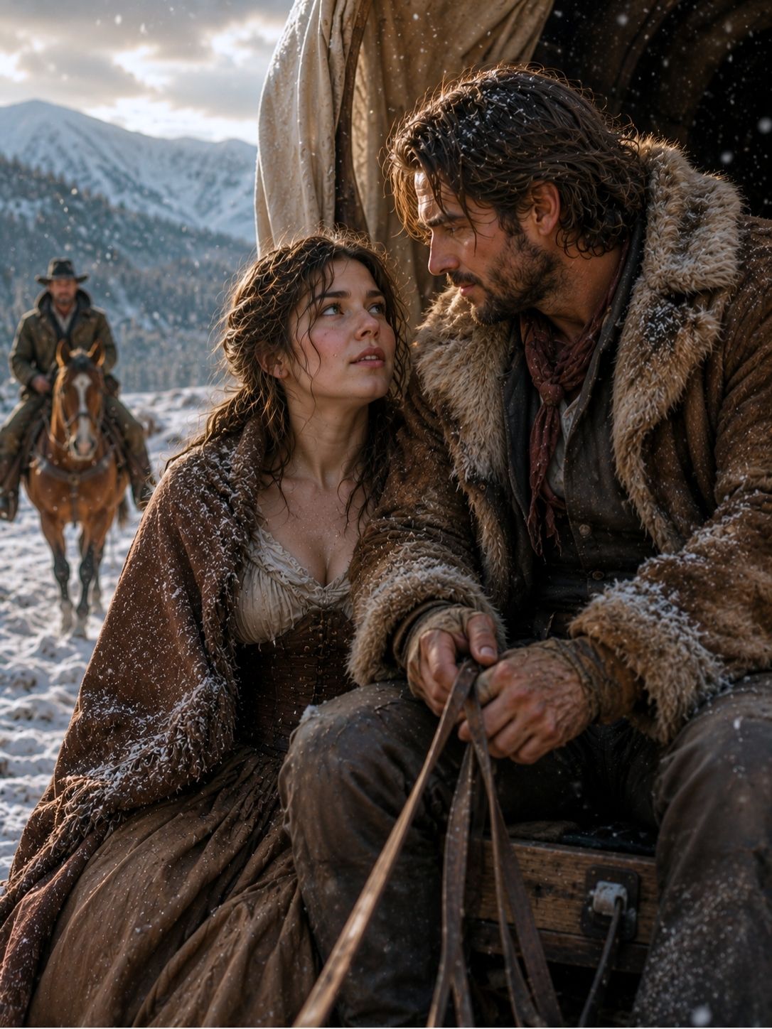 Left to freeze in Bitter Creek, she climbed into a mountain man’s wagon—and found the one man Arthur could never own