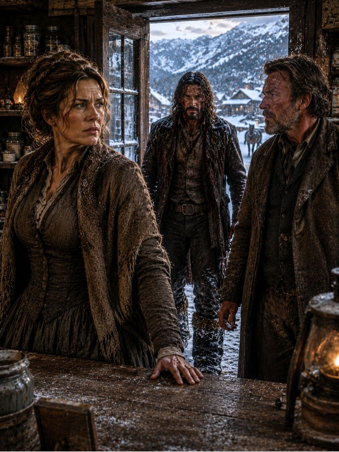 At 47, she thought love was dead with her deceitful husband—then a wounded mountain man dragged her into a war over gold and justice