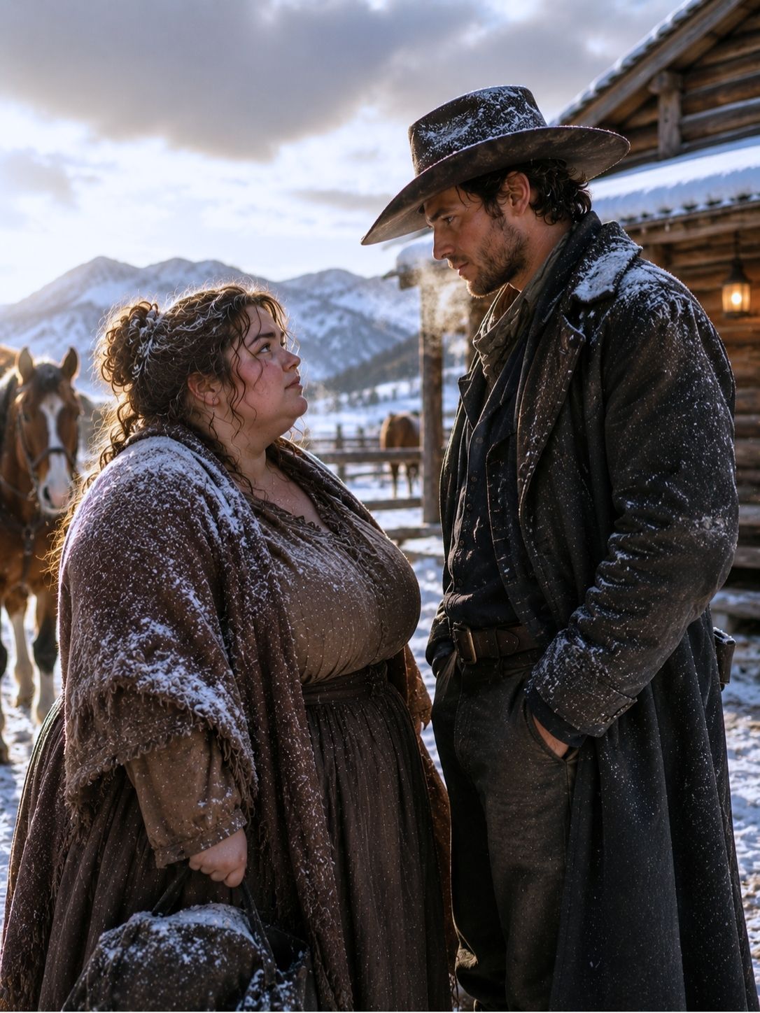 Frozen obese girl came for a ranch job — but the lonely cowboy was looking for a wife