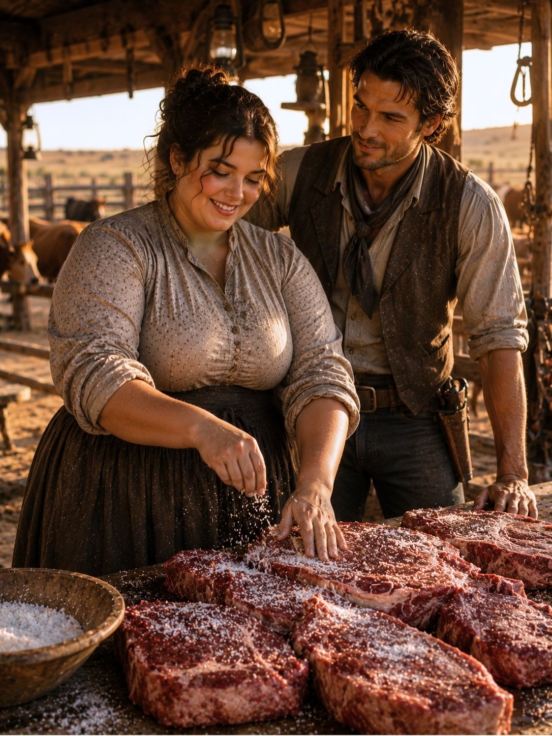 They gave him a plus-size wife to destroy the ranch — she built texas’s greatest cattle empire