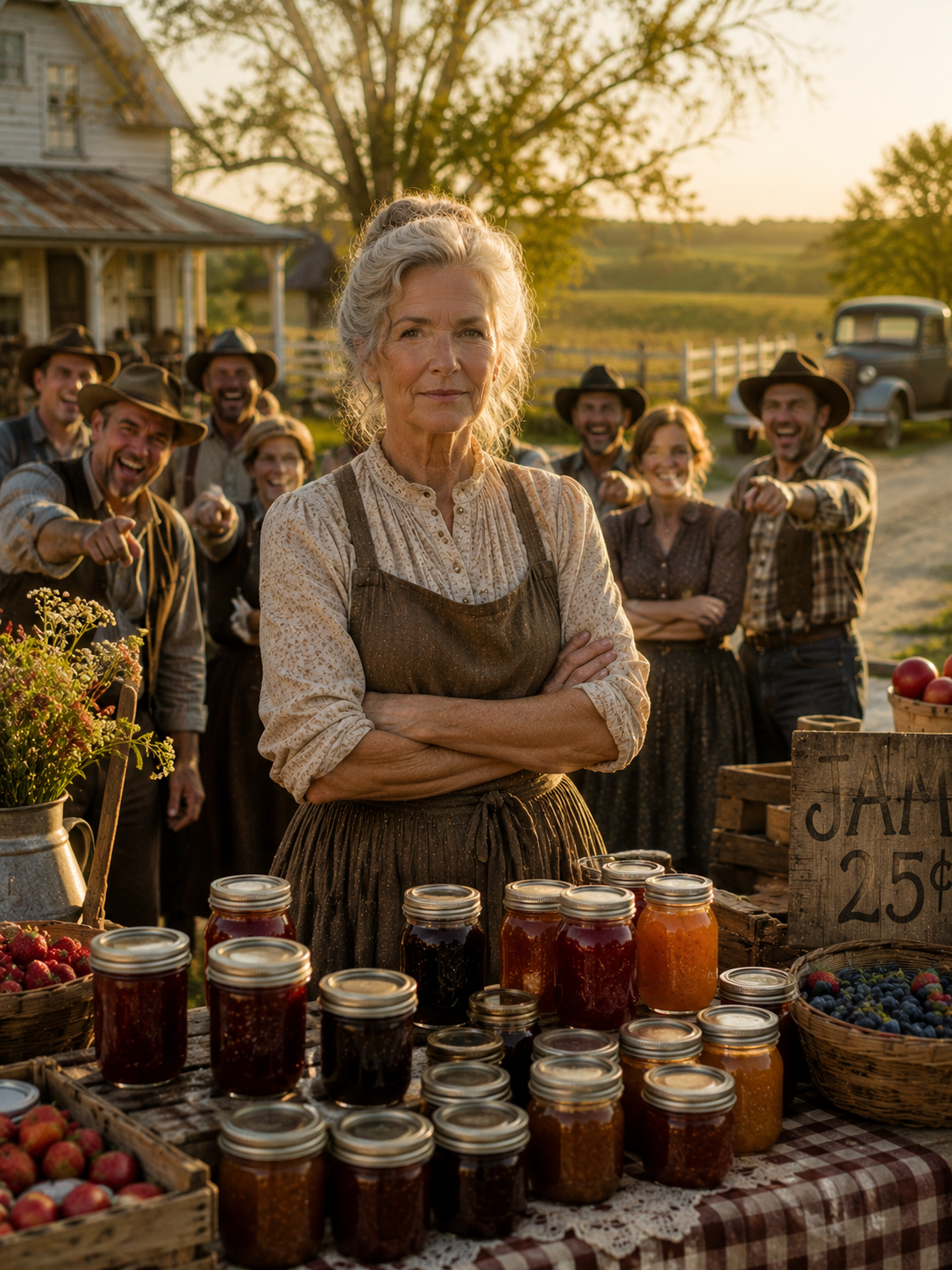 The county laughed at her jam stand every saturday—until they learned she owned 920 acres free and clear