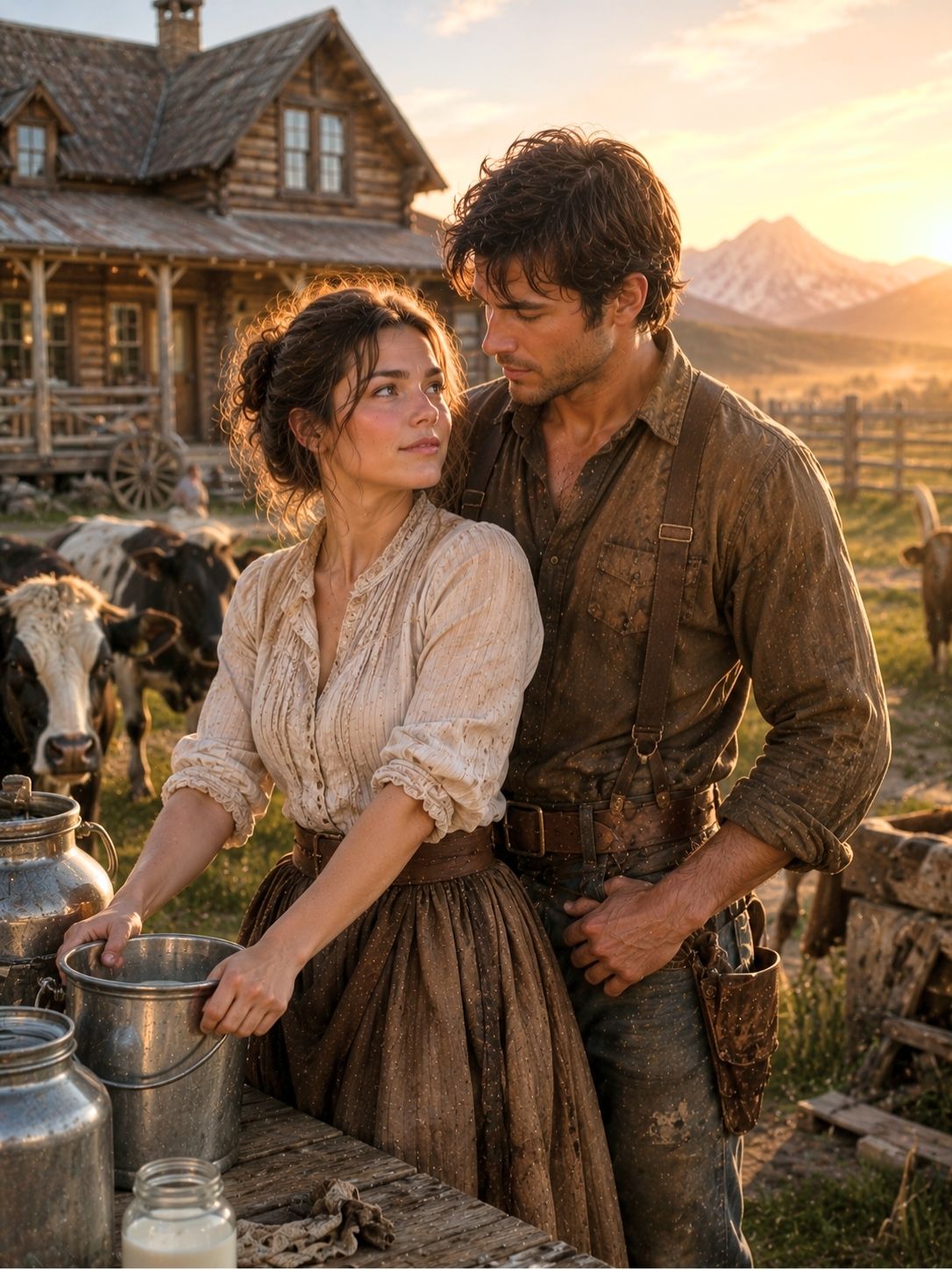 He hired a bride to milk the cows — she transformed his ruined homestead into the pride of the frontier