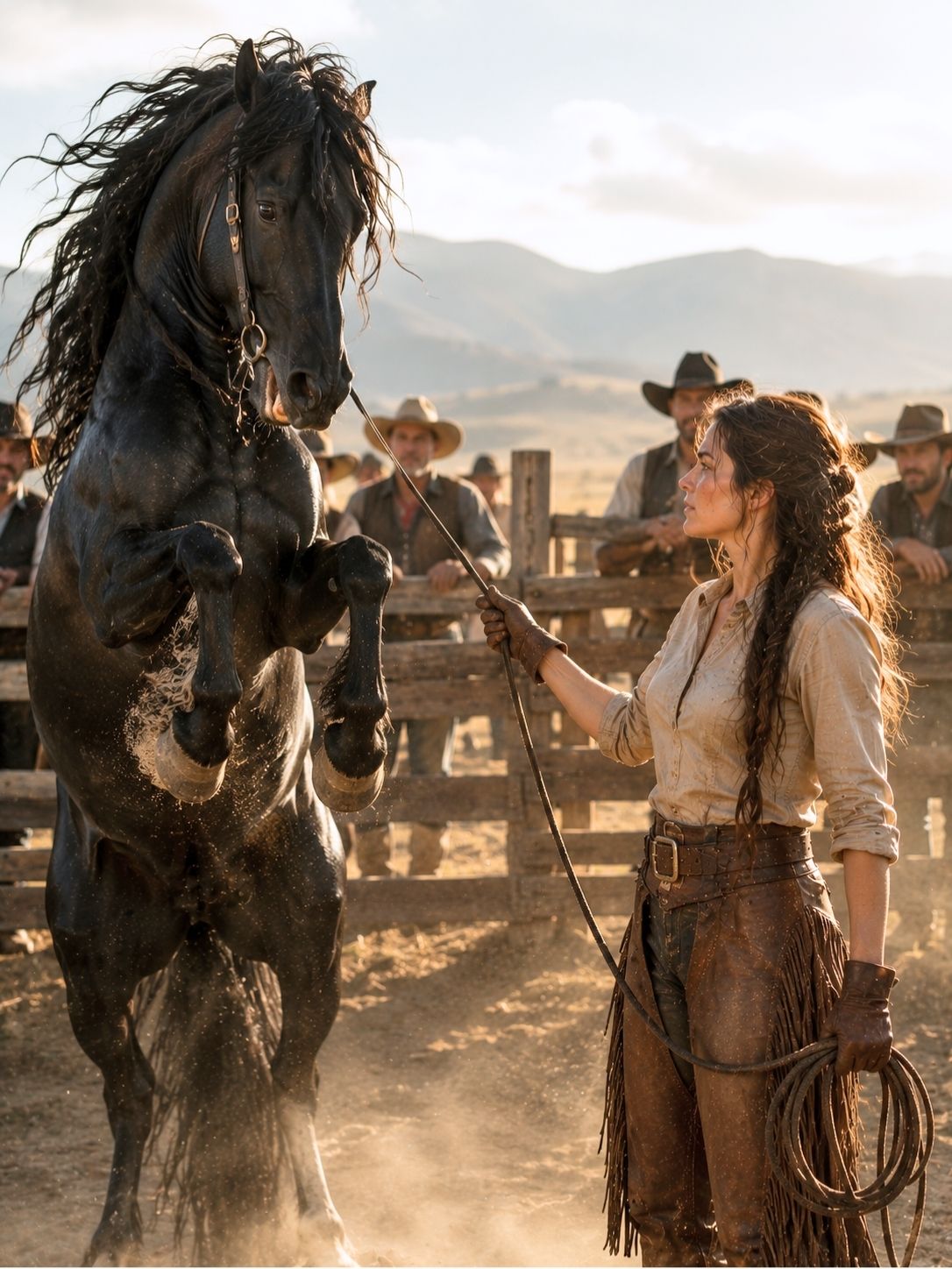 The most dangerous horse obeyed no one until a quiet young woman earned its trust