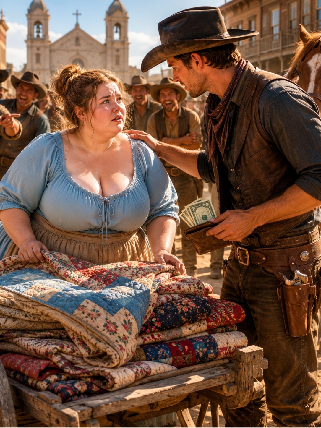 Nobody bought her quilts — until one man stood up and refused to let her go hungry