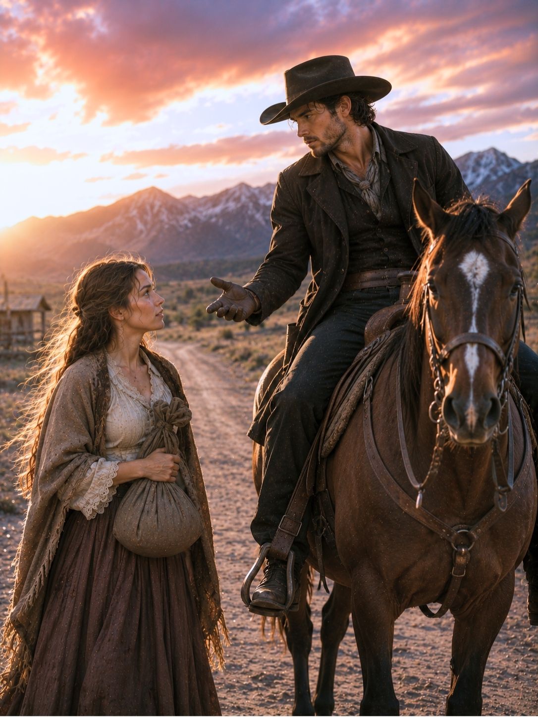 “Have you got anywhere to sleep?” the lonely rancher asked the abandoned woman—and one act of kindness became a lifetime of love