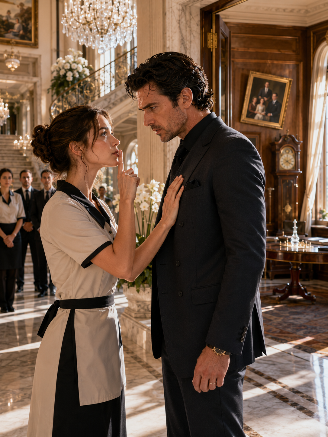 The Mafia Boss Came Home Early and the Maid Said: “Stay Silent” — The Reason Will Leave You Frozen
