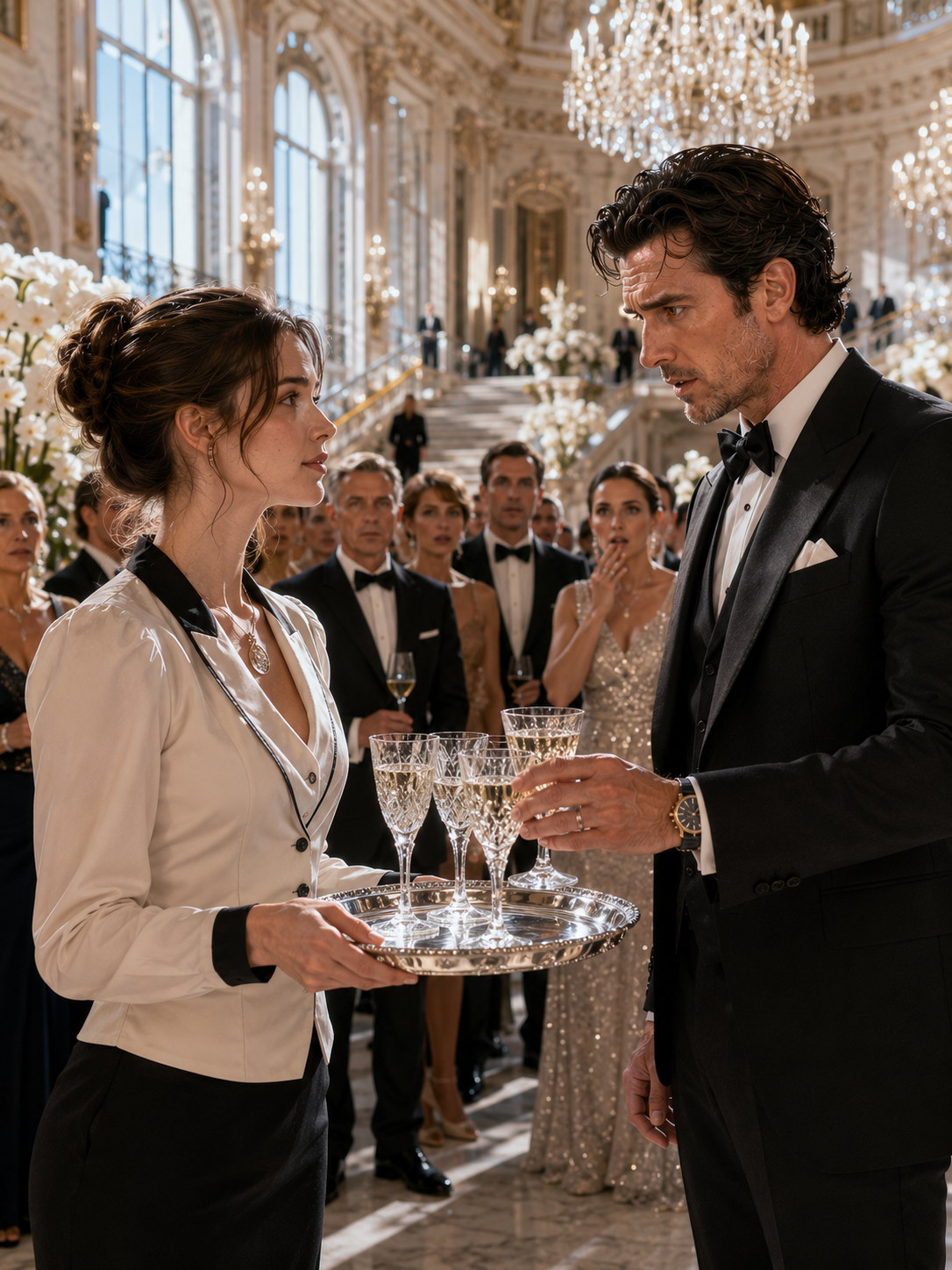 She Was Only Serving Drinks at the Gala—Until the Mafia Boss Recognized the Secret She Had Buried for Years