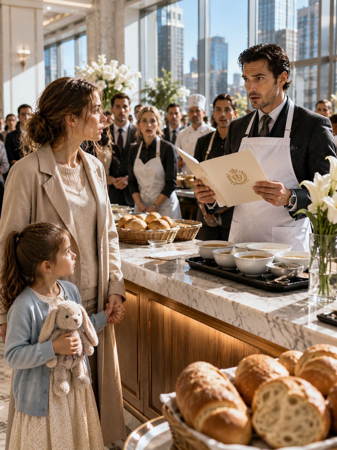 She Stood In A Chicago Meal Line With Her Hungry Daughter, Not Knowing The Man Behind The Counter Held The Foundation File That Would Change Everything